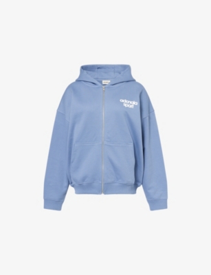 ADANOLA: Bold Brand-Print Cotton-Jersey Hoody