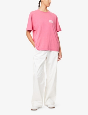 ADANOLA: Vacation Logo-Print Cotton-Jersey T-shirt