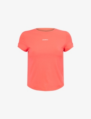 ADANOLA: Ultimate Curved-Hem Stretch-Jersey Top