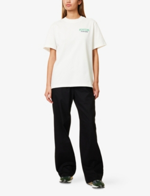 ADANOLA: Oversized Sports Cotton-Jersey T-shirt