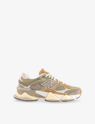 NEW BALANCE: 9060 Suede Low-Top Trainers