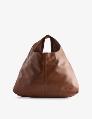 HOUSE OF SUNNY: Big Sling Large Faux-Leather Shoulder Bag