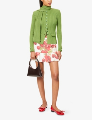 HOUSE OF SUNNY: Power Peggy Scarf Knitted Cardigan