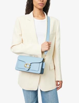 Coach Cerulean Blue Leather Tabby 26 Handbag