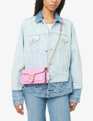 COACH: Tabby Chain Leather Clutch Bag