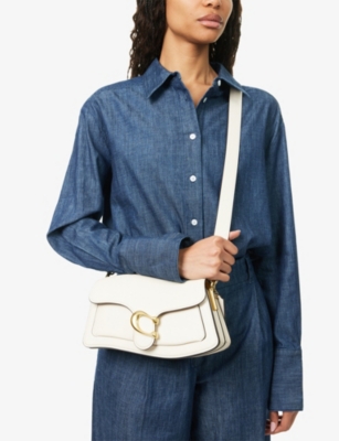 COACH: Tabby Twisted Leather Shoulder Bag