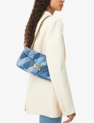 COACH: Tabby 26 Quilted Denim Cross-Body Bag