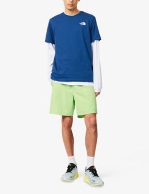 THE NORTH FACE MENS THE NORTH FACE NSE BOX GRAPHIC-PRINT COTTON T-SHIRT 