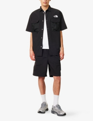 Shop The North Face Mens  Nse Summer Boxy-fit Woven Shirt In Black