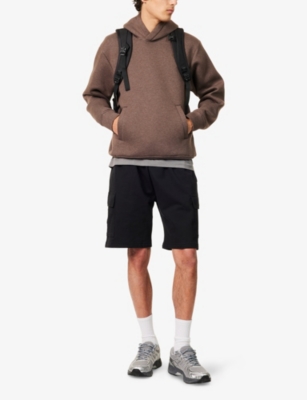 THE NORTH FACE MENS THE NORTH FACE RELAXED-FIT PATCH-POCKET COTTON CARGO SHORTS 