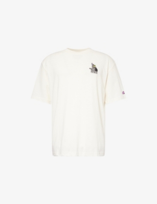 THE NORTH FACE: Embroidered-Logo Oversized Cotton T-Shirt