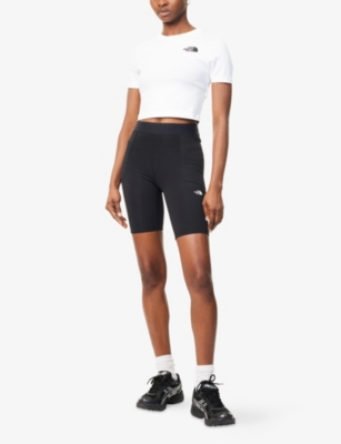 THE NORTH FACE WOMENS THE NORTH FACE REFINA 8INCH SLIM-FIT STRETCH-WOVEN SHORTS 