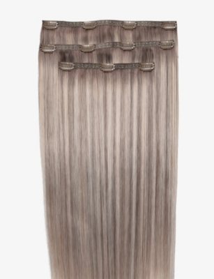 Beauty Works X Molly-mae 18inch Deluxe Clip-in Hair Extension Set-swiss Blonde