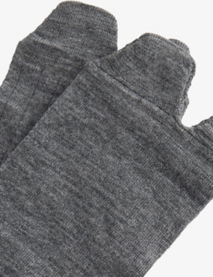 MAISON MARGIELA: Bootleg Wool-Blend Socks