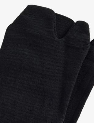 MAISON MARGIELA: Bootleg Wool-Blend Socks