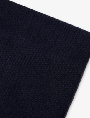 MAISON MARGIELA: Knitted Four-Stitch Wool Scarf