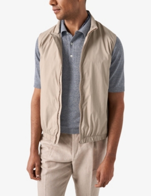 ETON: Raglan-Sleeve Regular-Fit Linen and Cotton-Blend Knitted Polo Shirt