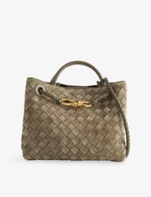 Bottega Veneta Womens Cypress-m B-cypress Andiamo Leather Small Top-handle Bag