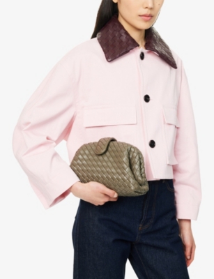 BOTTEGA VENETA: Small Lauren 1980 Leather Clutch Bag