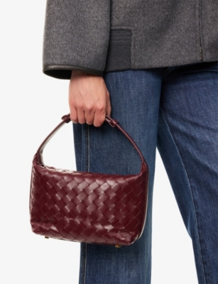 BOTTEGA VENETA: Wallace Mini Leather Shoulder Bag