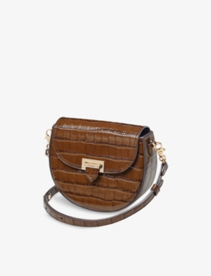 ASPINAL OF LONDON: Portobello Grained-Leather Cross-Body Bag