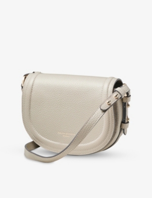 ASPINAL OF LONDON: Stella Branded Leather Satchel