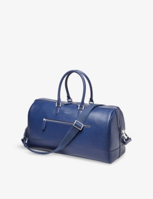 ASPINAL OF LONDON: Branded Leather Holdall