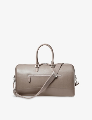 ASPINAL OF LONDON: Branded Leather Holdall