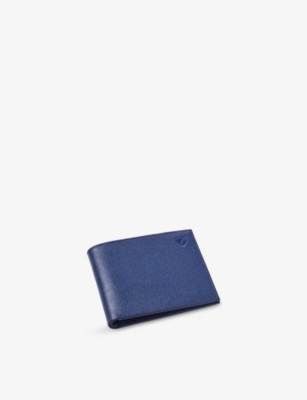 ASPINAL OF LONDON: Billfold logo-Embossed Leather Wallet