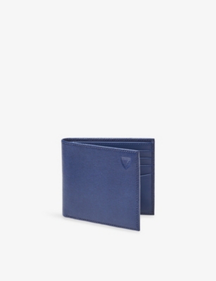 ASPINAL OF LONDON: Billfold logo-Embossed Leather Wallet