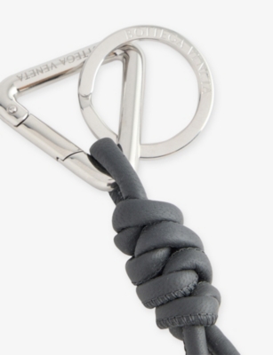 BOTTEGA VENETA: Triangle Leather Key Ring