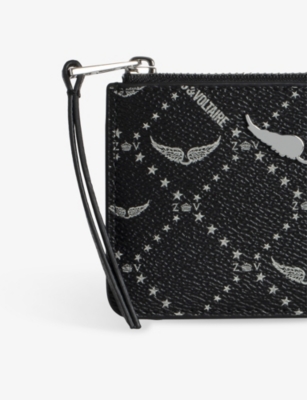 ZADIG&VOLTAIRE: ZV Brand-Plaque Coated-Canvas Card Holder