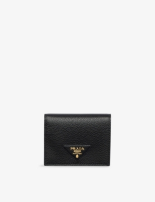 PRADA: Branded Leather Wallet