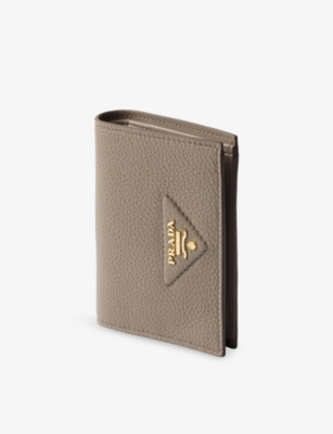 Prada Womens  Branded Leather Wallet