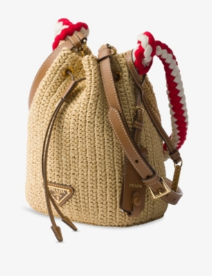 PRADA: Crochet Mini Bucket Bag