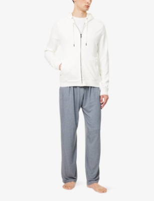 Derek Rose Mens  Relaxed-fit Quinn Cotton-blend Hoody