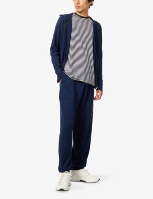 JOHN SMEDLEY: Henning Ribbed-Cuffs Wool Jogging Bottoms