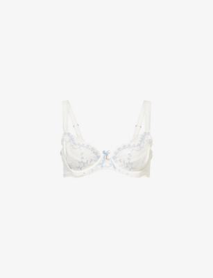 LOUNGE UNDERWEAR: Bridal Francesca Lace Underwired Bra