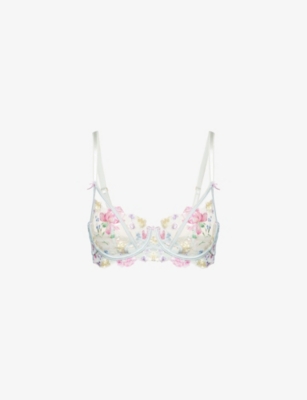 LOUNGE UNDERWEAR: Mirabel Balcony Embroidered Lace Bra