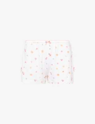 LOUNGE UNDERWEAR: Fruit-Print Modal-Jersey Pyjama Shorts