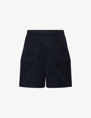EMPORIO ARMANI: Cargo Drawstring Cotton And Silk Shorts