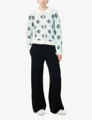 Casablanca Merino Wool Sweater In Green