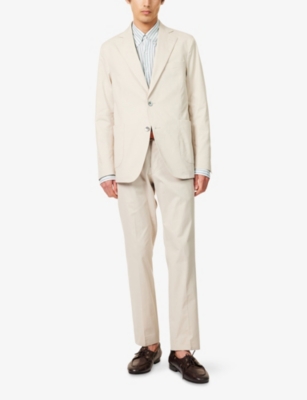 Oscar Jacobson Mens  Ferry Patch-pocket Soft Cotton Blazer