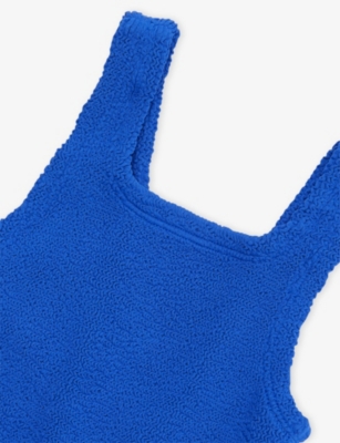 HUNZA G: Classic Curved-Neck Swimsuit 3-6 years