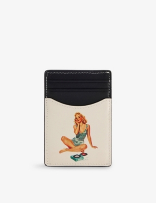 DUKE & DEXTER: Dean Pin Up Leather Card Holder