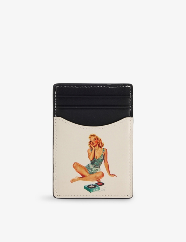Dean Pin Up Leather Card Holder