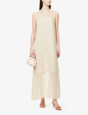 Kai Sleeveless Woven Maxi Dress