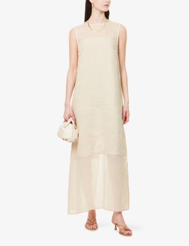 Kai Sleeveless Woven Maxi Dress