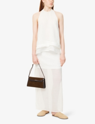 DISSH: Carmel Halterneck Woven Top