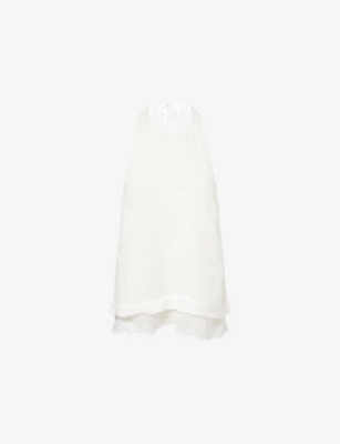 DISSH: Carmel Halterneck Woven Top